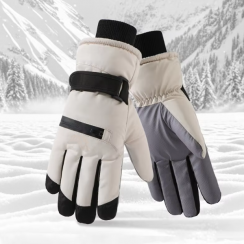 15 Pairs Women Winter Thickened Anti Slip Sports Gloves