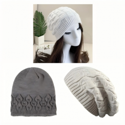 Wholesale of Ribbed Oversized Slouch Beanie for Women
